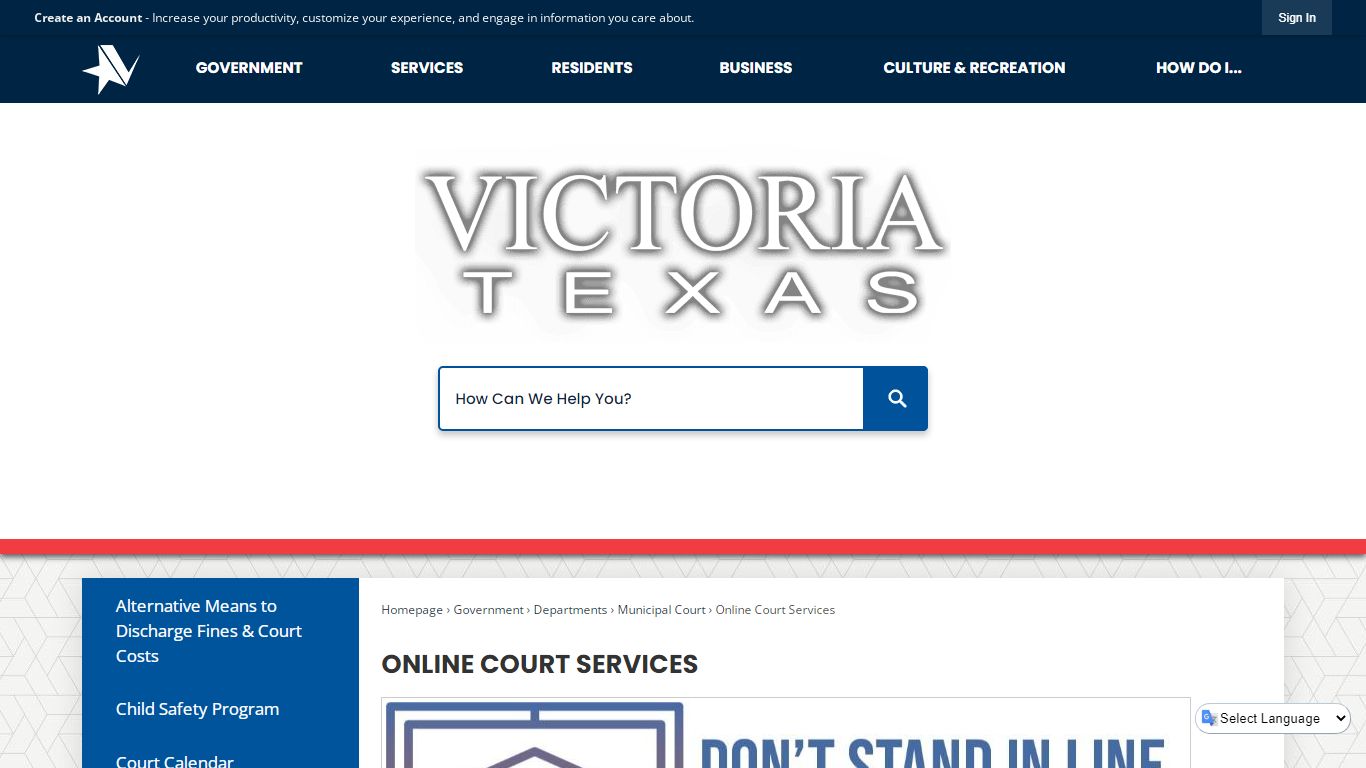 Online Court Services | Victoria, TX